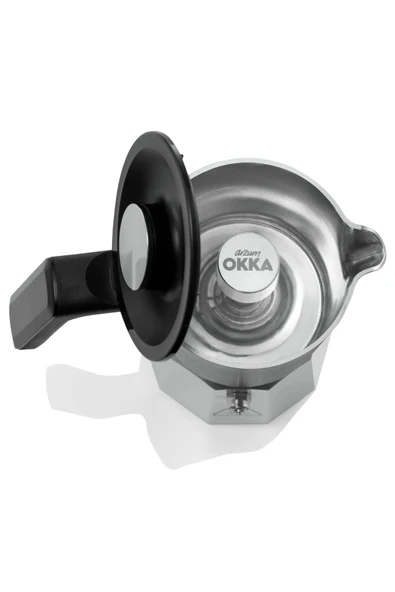 ARZUM OK0027-K OKKA RICH MOKA POT KAHVE MAKINESI KROM - Resim 3