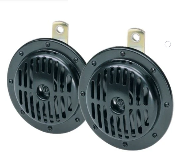 HELLA 3CB00481-042 Supertone Set Korna 12V 310-380 Hz Siyah Kafes - 1