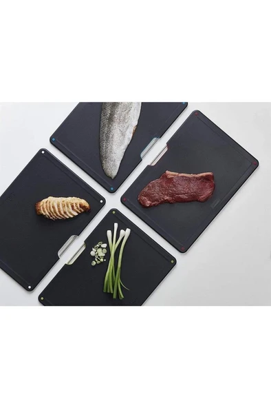 Joseph Joseph 60170 Folio Standlı 4'lü Kesme Tahtası Outlet - 3