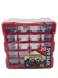 Süper Bag ASR-6006 Monoblok 20 Çekmeceli Organizer Seti - 3