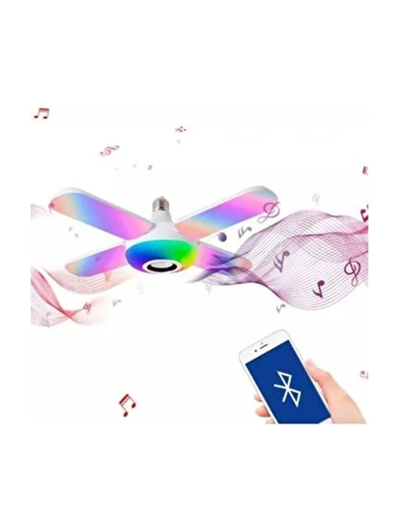 helios pervane 4+1 bluetooh müzikli ışık ürün görseli 1