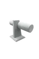 Süet Kumaş Gri Renk Saat - Bileklik Sergileme Standı - Resim 3