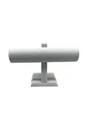 Süet Kumaş Gri Renk Saat - Bileklik Sergileme Standı - Resim 2