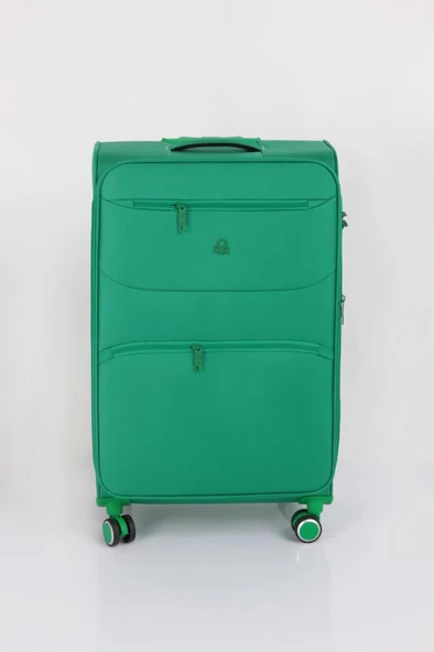 Benetton TROLLEY 70 CM Yeşil Unisex Valiz Outlet
