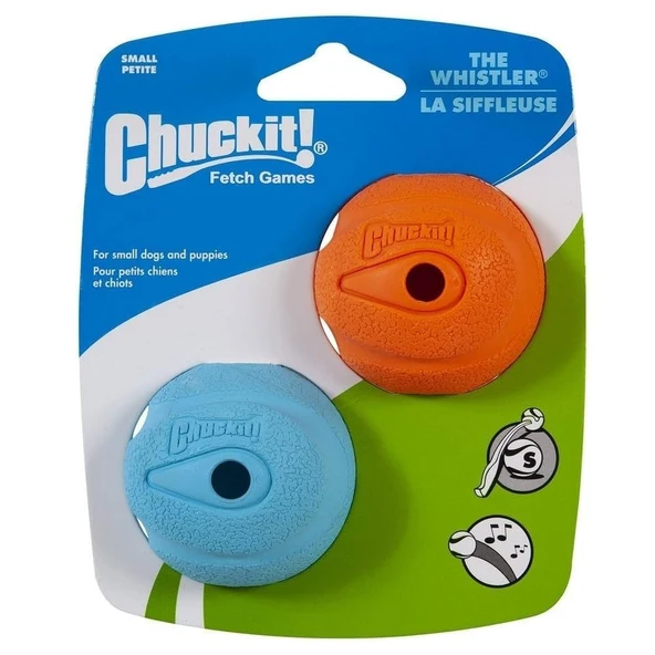 Chuckit ! Küçük Whistler Topu 2 inç, 2'li Paket - 3