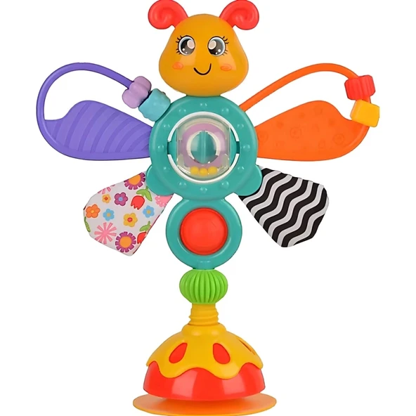 Nessiworld  Çıngıraklı Hışırtılı Vantuzlu Sevimli Kelebek Yemek Arkadaşım ürün görseli