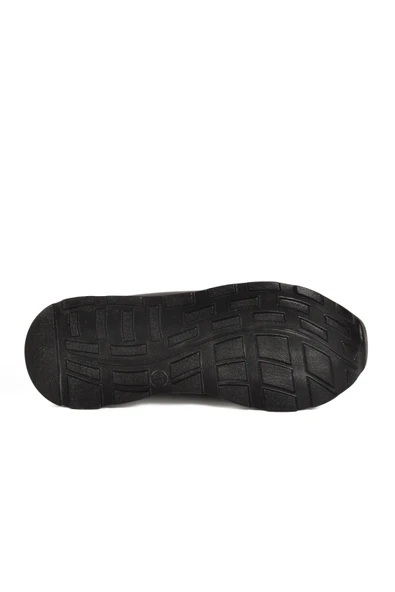 Ayakmod Siyah Beyaz Hafif Bağcıksız Kadın Casual Ayakkabı 1705 Z - Resim 5