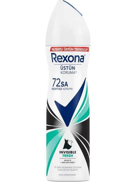 Rexona Kadın Sprey Deodorant Invisible Fresh 72 Saat Koruma 150 ml - 4