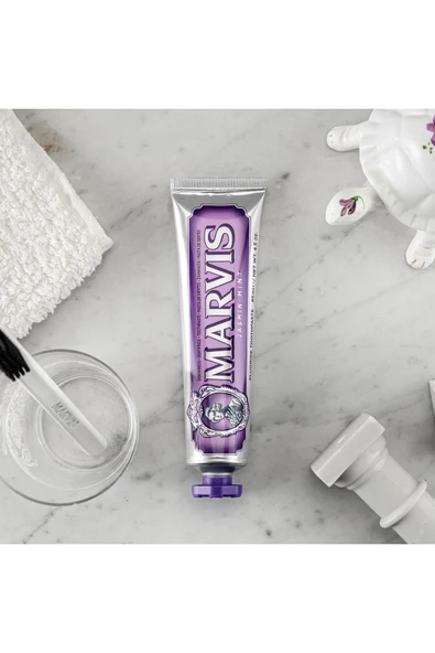 MARVİS Jasmin Mint Yaseminli Diş Macunu 85 ML - 7