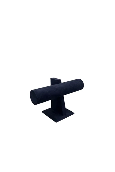 Sardunya Kumaş Lacivert Renk Saat - Bileklik Sergileme Standı ürün görseli