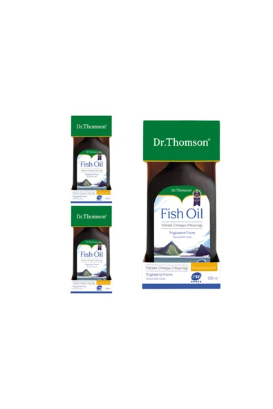 DR. THOMSON Dr.thomson Fısh Oıl Portakallı (8697781960788) 3 Lü