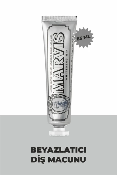 MARVİS Whitening Mint Beyazlatıcı Diş Macunu 85 ML