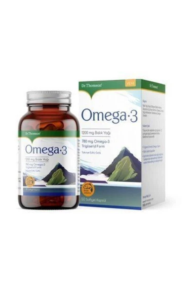 DR. THOMSON Omega-3 1200 Mg Balık Yağı 50 Kapsül
