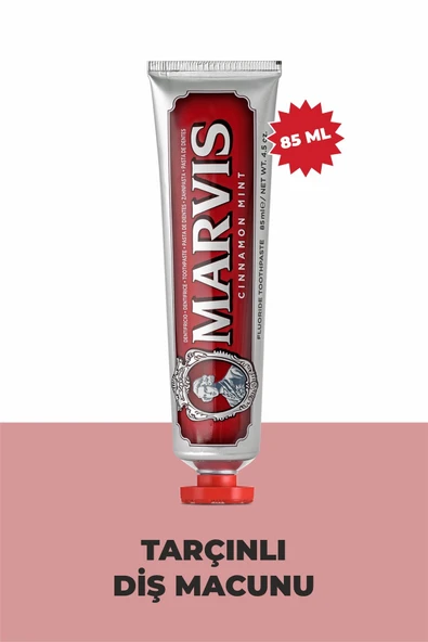 MARVİS Cinnamon Mint Xylitol Diş Macunu 85ml