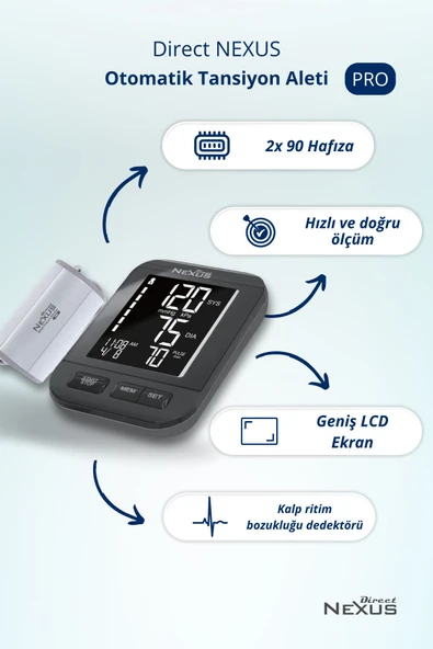 DİRECT NEXUS Pro Otomatik Tansiyon Aleti - 2