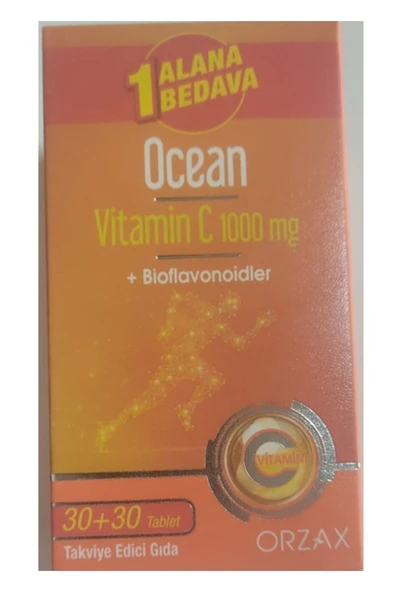 OCEAN VITAMIN C 1000 MG 30 TABLET 1 ALANA 1 BEDAVA ( 60 Tablet ) - 3