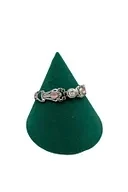 Huni Model Süet Kumaş Yeşil Renk 8/8 Cm Bileklik-Saat Sergileme Standı