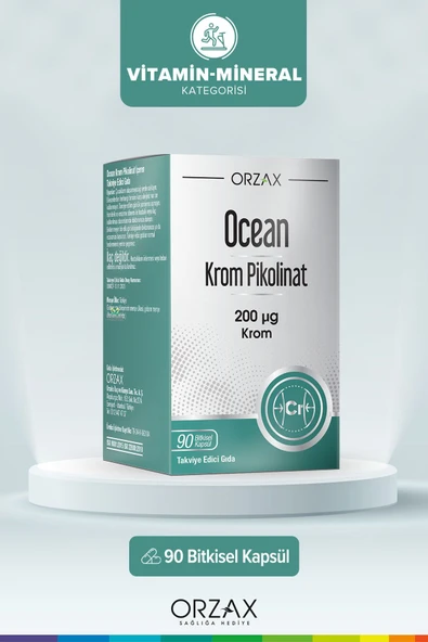 OCEAN Krom Pikolinat 20 Mcg 90 Kapsül 8697595872710