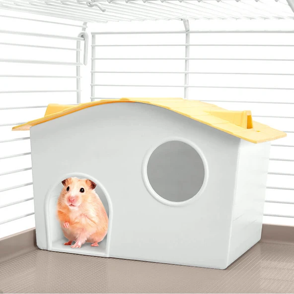 Imac Crıcetı 7 Hamster Kafesi Kahve 45x30x47,5cm - 3