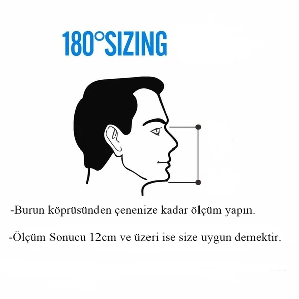 360 Tam Yüz Dalış Maskesi Su Altı Keşif Dalış Maske Slikon Şnorkel Full Face Maske Siyah - 5