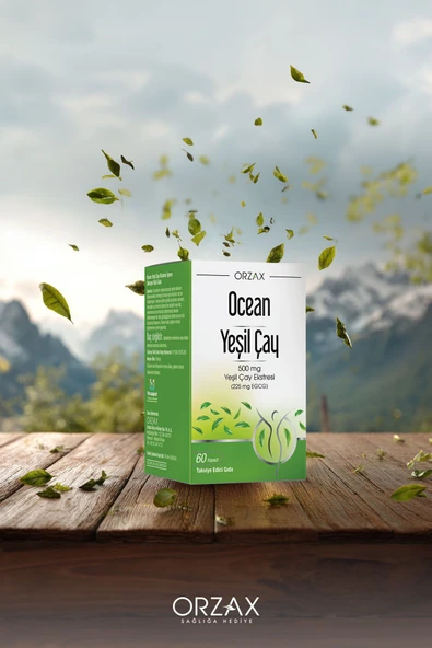 OCEAN Green Tea 500mg 60 Kapsül - Yeşil Çay 8697595872949 - 5