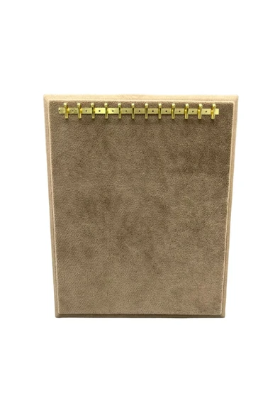 Süet Kumaş Sütlü Kahve Renk 20/16 Cm Ayaklı Kanca Bileklik Sergileme Standı - Resim 2