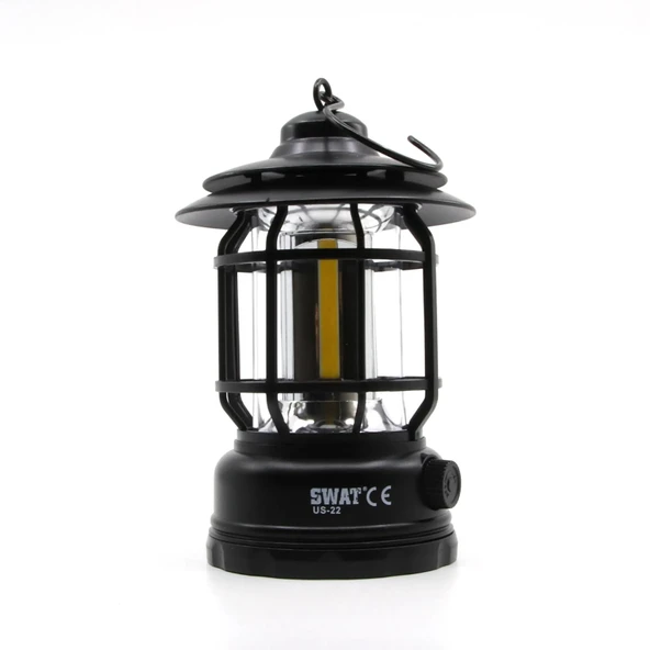 SWAT LED ŞARJLI KAMP FENERİ 10W 1000 LÜMEN US-22 ürün görseli