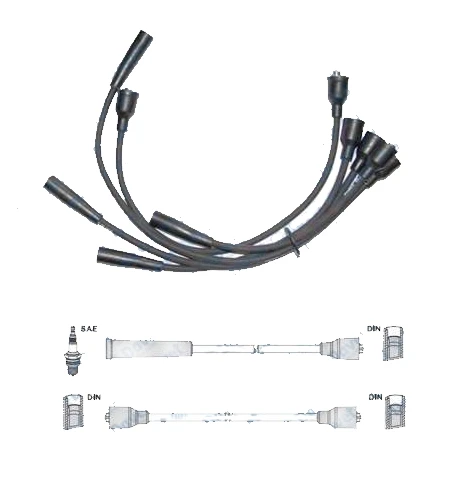 SWAPP 52010 Buji - Bobin Kablosu Takım  M131 DKS 1.6 8V - 1