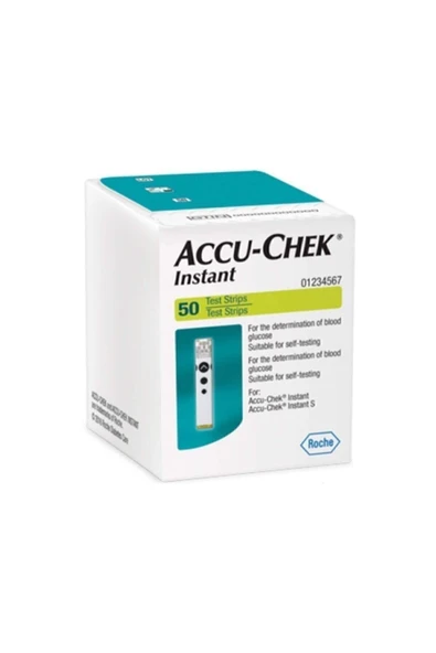 ACCU CHEK Instant Strip Ölçüm Stripi 50 Adet