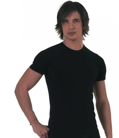 6 Adet Dono Erkek Likralı Sıfır Yaka Kısa Kollu Fanila Atlet 1240 - Resim 2