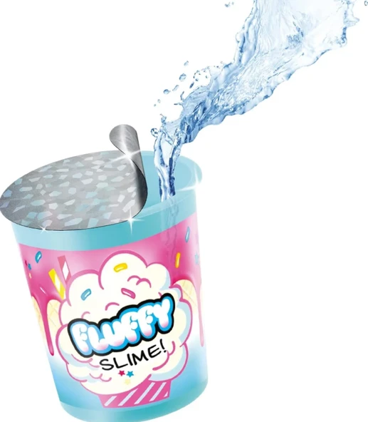 Fluffy Slime Case Marshmallow Dokulu Çantalı Slime - 6