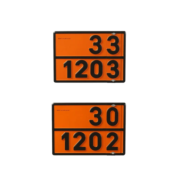 Metal 40x30 cm Tokalı Levha (1 Adet) 33-1203 ve 30-1202 Değiştirilebilir Rakamlı Tehlikeli Madde ürün görseli