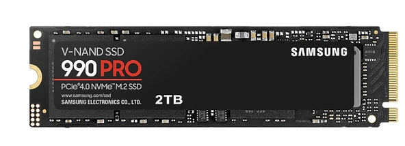 2TB SAMSUNG 990 PRO 7450/6900MB/s M.2 NVMe MZ-V9P2T0BW (Resmi Distribütör Garantili) - 3