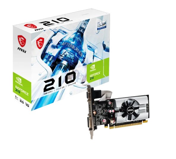 MSI N210-1GD3/LP 64Bit 1GB DDR3 VGA DVI HDMI 64B - 6