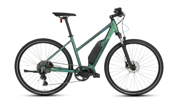 28J CARRARO E-SPORTIVE 6.7 ELEKTRİKLİ ŞEHİR BİSİKLETİ - MAT MAVİ YEŞİL - 47 KADRO