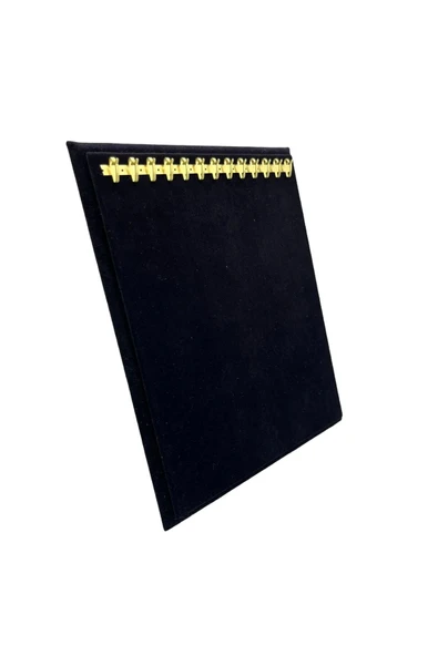 Süet Kumaş Siyah Renk 20/16 Cm Ayaklı Kanca Bileklik Sergileme Standı ürün görseli