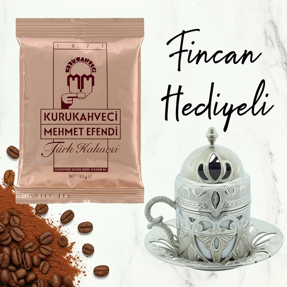 Kurukahveci Mehmet Efendi Türk Kahvesi 100gr Fincan Hediyeli