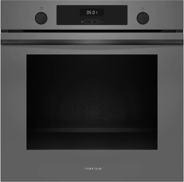 Profilo FXSA243F Ankastre Fırın Buhar Destekli Platin Gri