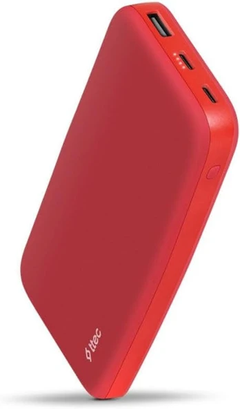 Ttec 2BB204GK1 ChargeUp 10.000 mAh Taşınabilir Şarj Aleti/Powerbank Kırmızı ürün görseli 1