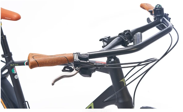 27.5J CARRARO CR-T TRAIL DAĞ BİSİKLETİ - MAT SİYAH YEŞİL - 48 KADRO - Resim 4