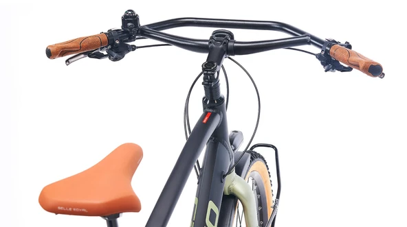 27.5J CARRARO CR-T TRAIL DAĞ BİSİKLETİ - MAT SİYAH YEŞİL - 48 KADRO - Resim 3