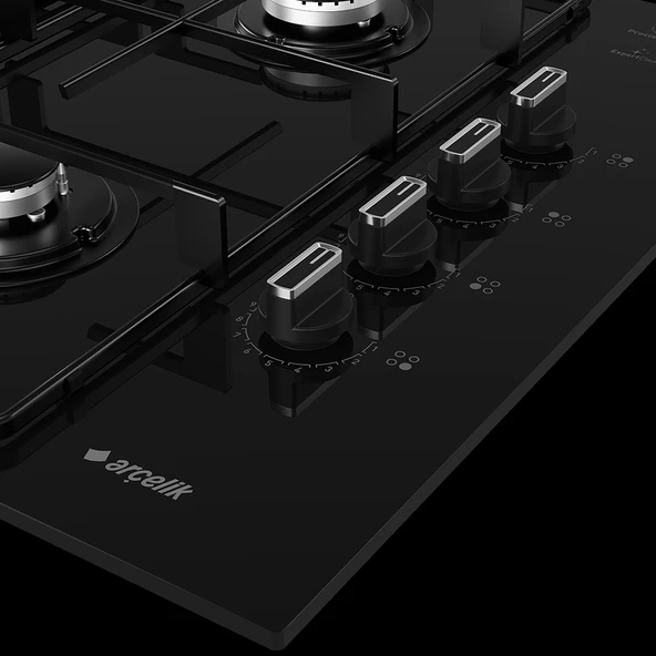 Arçelik OCD D 651-2 EKS Gazlı Cam Tablalı Ocak - Resim 4