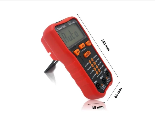 CETA G80-AAC2 Smart Dijital Multimetre (DC Akım-Otomatik Sınıflama) - Resim 2