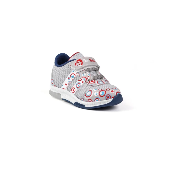 Unisex Bebe Buz Desenli Işıklı Cırtlı Sneaker Günlük Spor Ayakkabı - 3