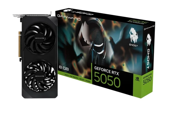 Gainward GeForce RTX5050 GHOST 8GB GDDR6 128Bit Ekran Kartı ürün görseli