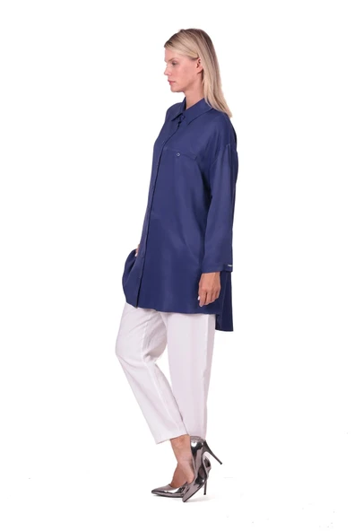 invee gomlek 7155 lacivert - Resim 3