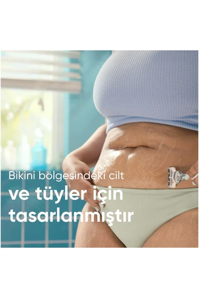 Gillette Venüs Bikini Bölgesi Tıraş Makinesi ve 1 Adet Yedek Başlık - Resim 4
