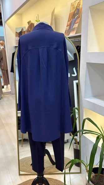 invee gomlek 7155 lacivert - Resim 6