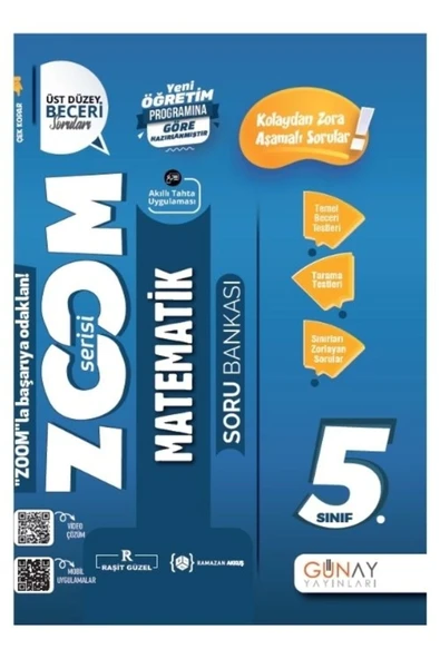 Günay 5.Sınıf Matematik Soru Bankası Zoom Serisi