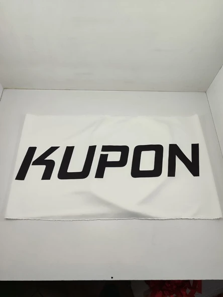 Kupon Baskılı Oto Göğüs HAVLUSU Örtüsü Beyaz - 2